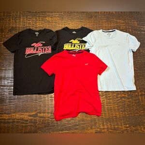 Bundle of 4 men’s XS Hollister shirts